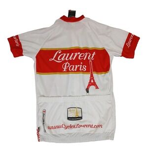 Marcello‎ Bergamo Laurent Paris Cycling Jersey Full Zip Size Small Mede In Italy